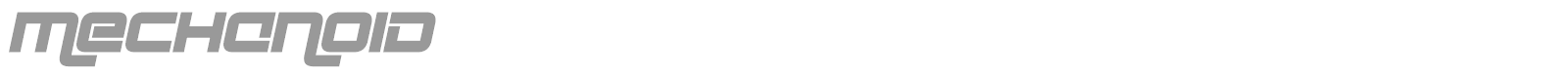 Mechanoid font preview